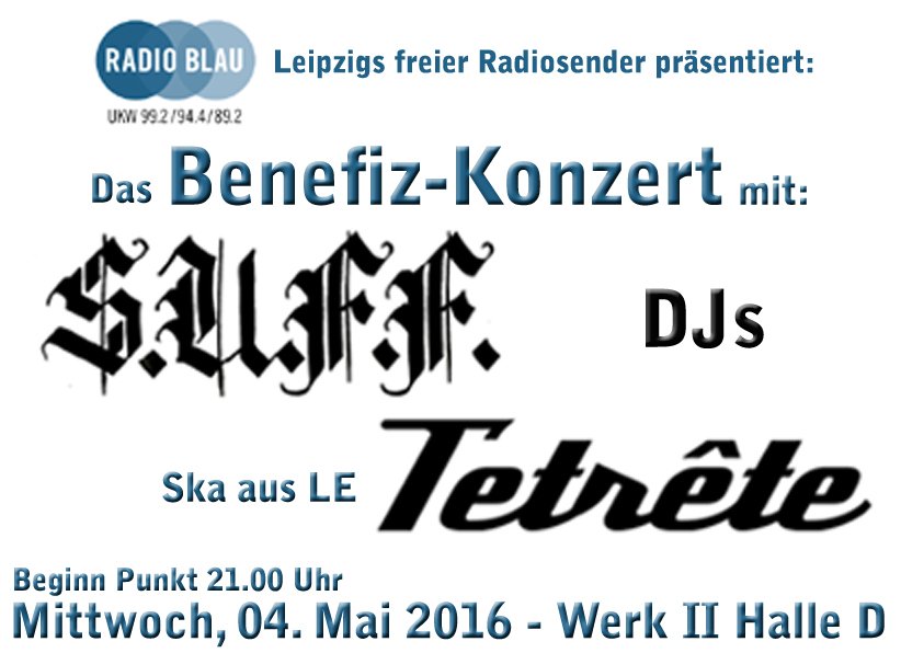 abominoc's tweet photo. Am 4. Mai 2016 live im Werk II für Radio Blau - Leipzigs freien Radiosender! https://t.co/0rzPO7dV4h