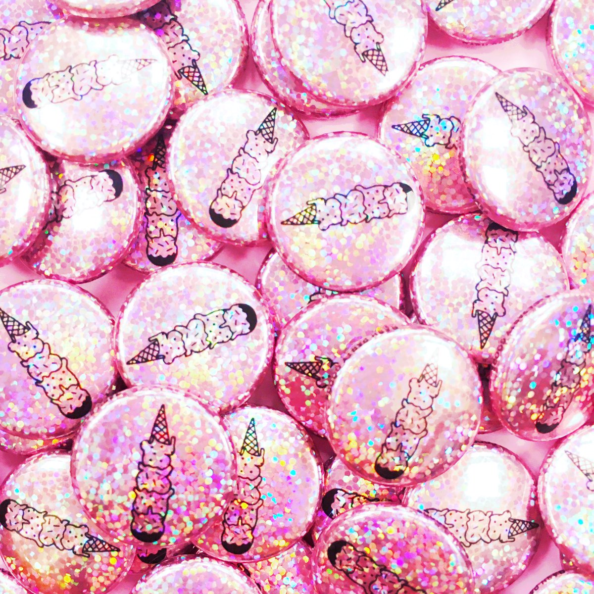 I've been sneaking these #pins in your orders all month because people like sparkles  + ice cream, and I like you!