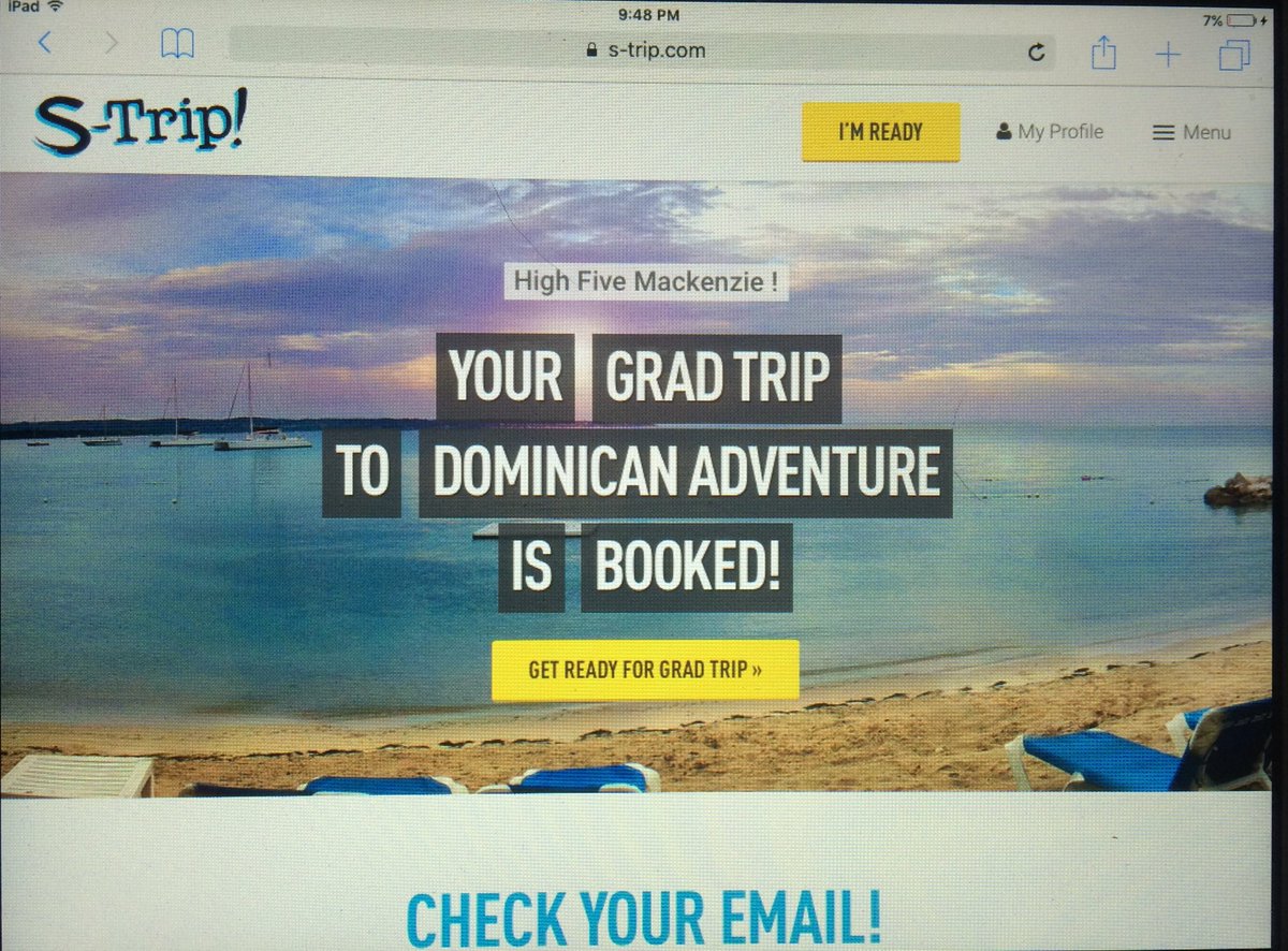 BMTMGradtrip's tweet image. CONGRATS @mackdacosta ON BOOKING YOUR TRIP TO DOMINICAN AHHHHHH! ✈️🎉🌴
