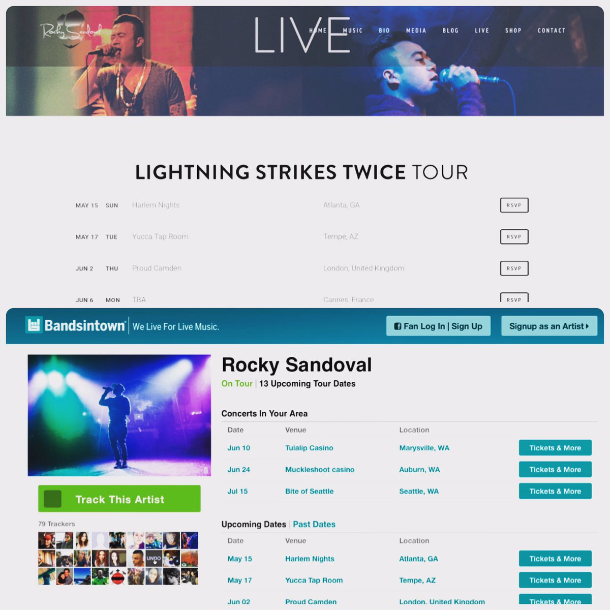 rockycsandoval's tweet photo. Visit https://t.co/Mel6qPtEm6 4 all ur tour updates. S/O @BandsintownBiz @Bandsintown #LS2X ππ½ππ½ππ½ https://t.co/Z8lj0tELtb