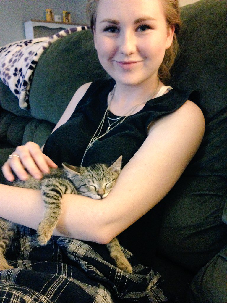 SidnieSays's tweet photo. This cheeky little piper cat loves to nap with me and I can't complain. #pipercat https://t.co/7Np1UySZFk
