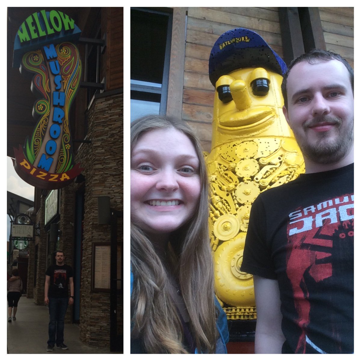 katiiyoung92's tweet photo. We immediately got #Mellow #OurFirstVacation #SmokyMountains #Gatlinburg @MellowMushroom #Delicious #Boyfriend #Love https://t.co/7KVnzHFVv7