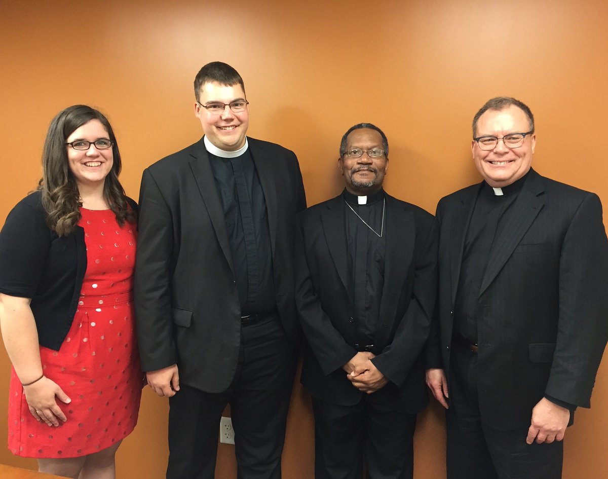 miLCMS's tweet photo. .@dpemaier + @miLCMS vicars from @CTSFWedu, Paul Morrison and Roger & Megan Mullet #CallDay2016 #PeopleOfHope https://t.co/5wF1FzBCed