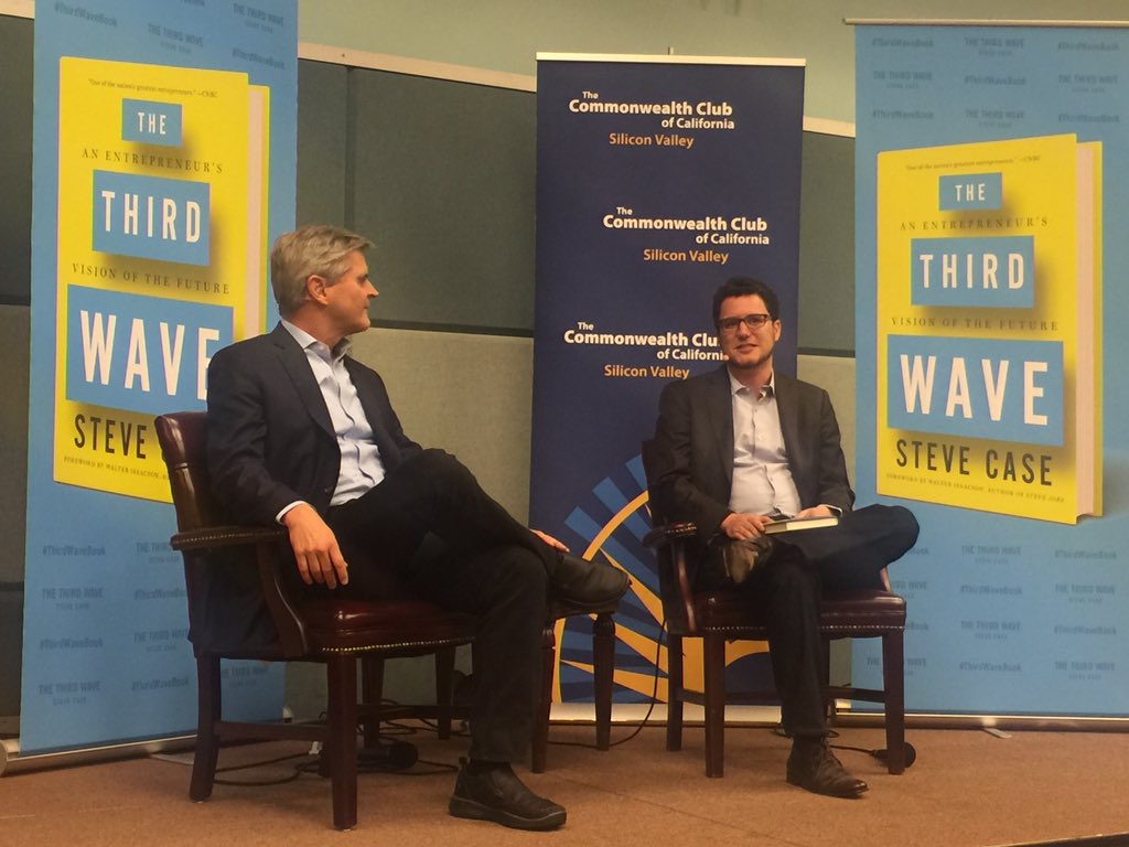At Third wave book event with <a href="/SteveCase/">Steve Case</a> and <a href="/ericries/">Eric Ries</a>
