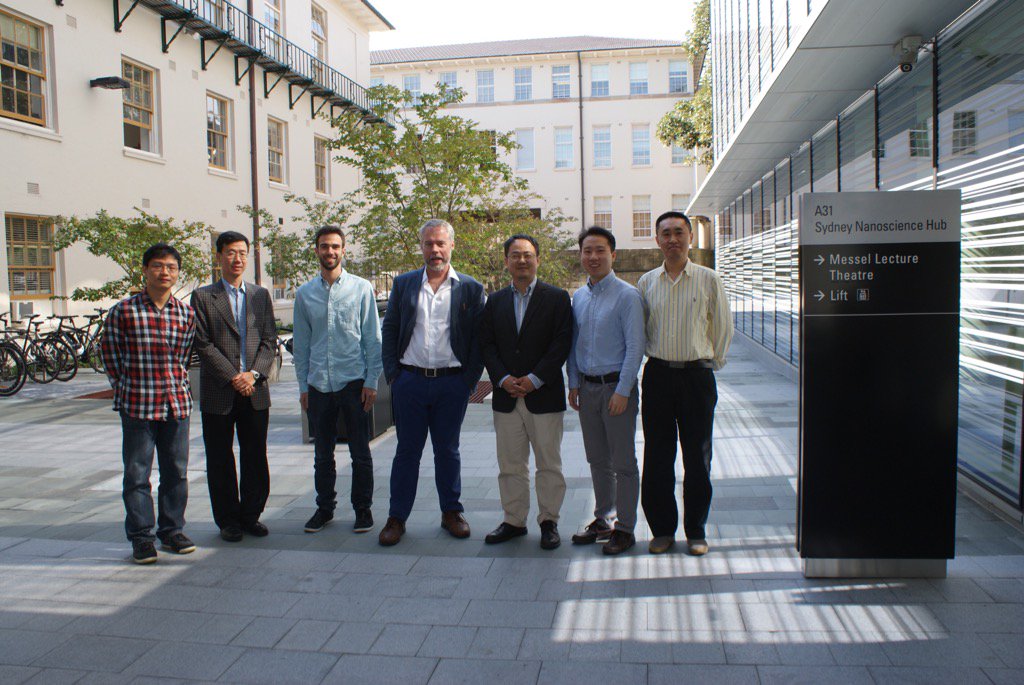 ProfBenEggleton's tweet photo. Great to host our partners from Huawei at the Sydney Nanoscience Hub @CUDOSphotonics https://t.co/rFbhu8dFm8