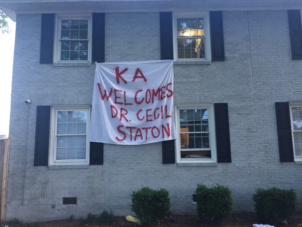 ECU_DOSE's tweet photo. Welcome @ecuchancellor11. #ECU #WelcomeCecil https://t.co/I4KZX3hzS0