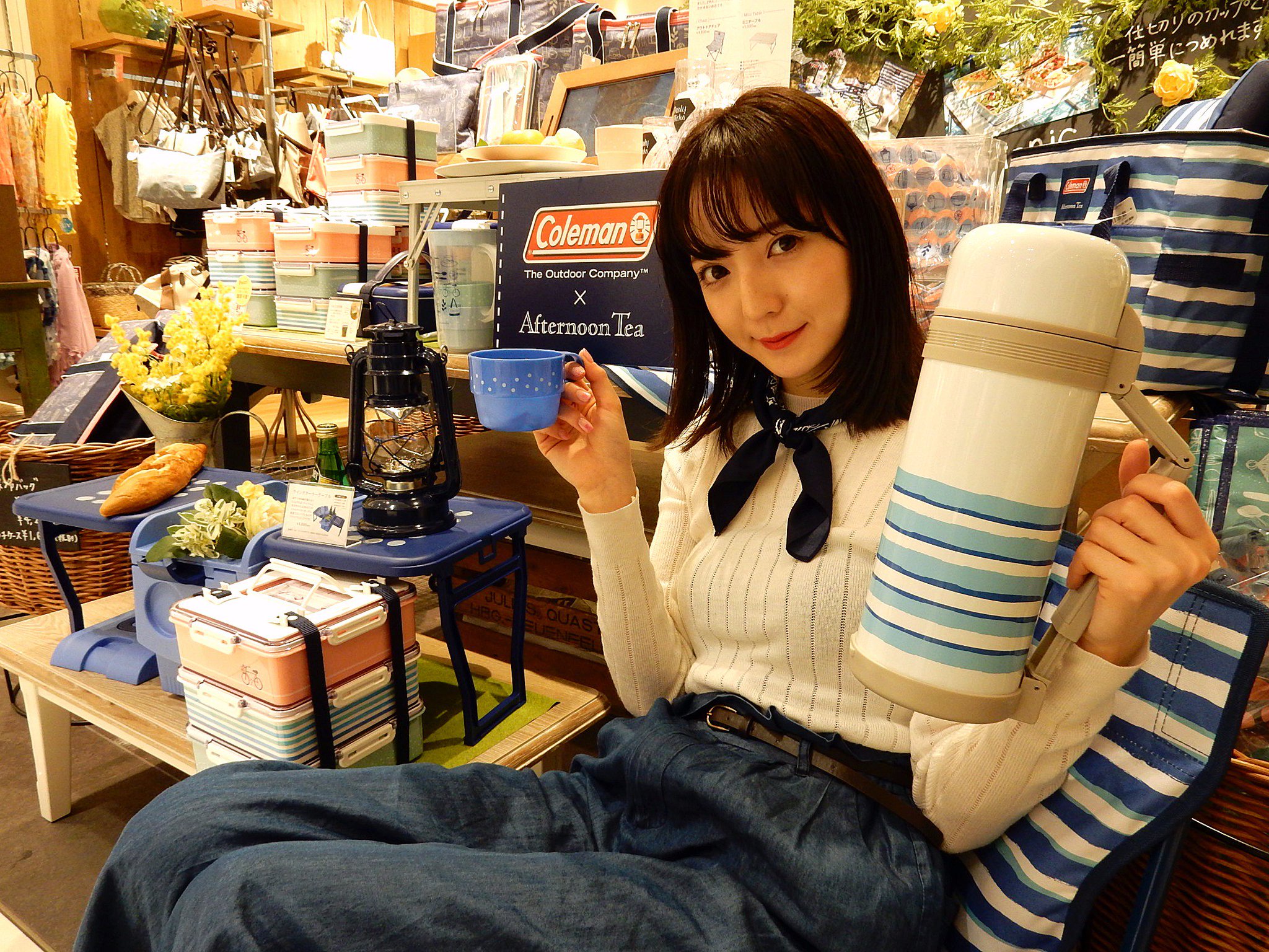 ららテラス 武蔵小杉 Lalafan アフタヌーンティー リビング Afternoontea Lt にcolemanとコラボしたアウトドアグッズが新登場 保冷バッグやミニテーブルなど どれもかわいいのに機能的 運動会にもぴったり Afternoontea