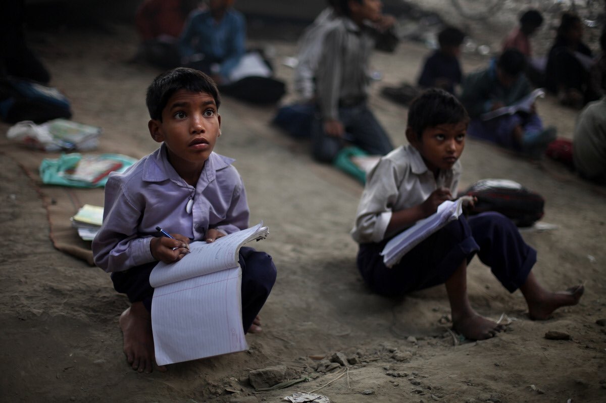 "What if the cure for cancer is trapped inside of the mind of someone who can't afford an education?"