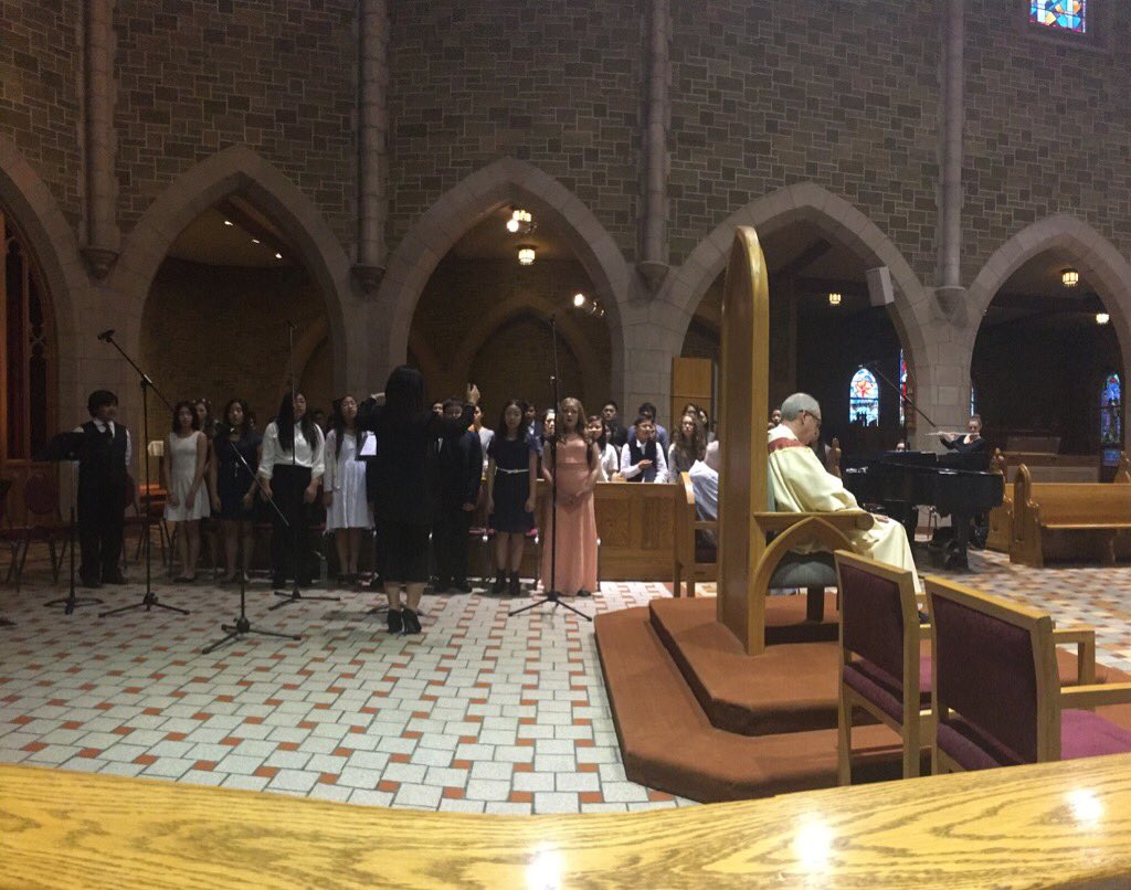 frspenna's tweet photo. 50 years of #CCODP sung by the voices of the next 50 years of the Justice & Peace of Jesus in His World. Praise Him https://t.co/u7P3VhlIlq