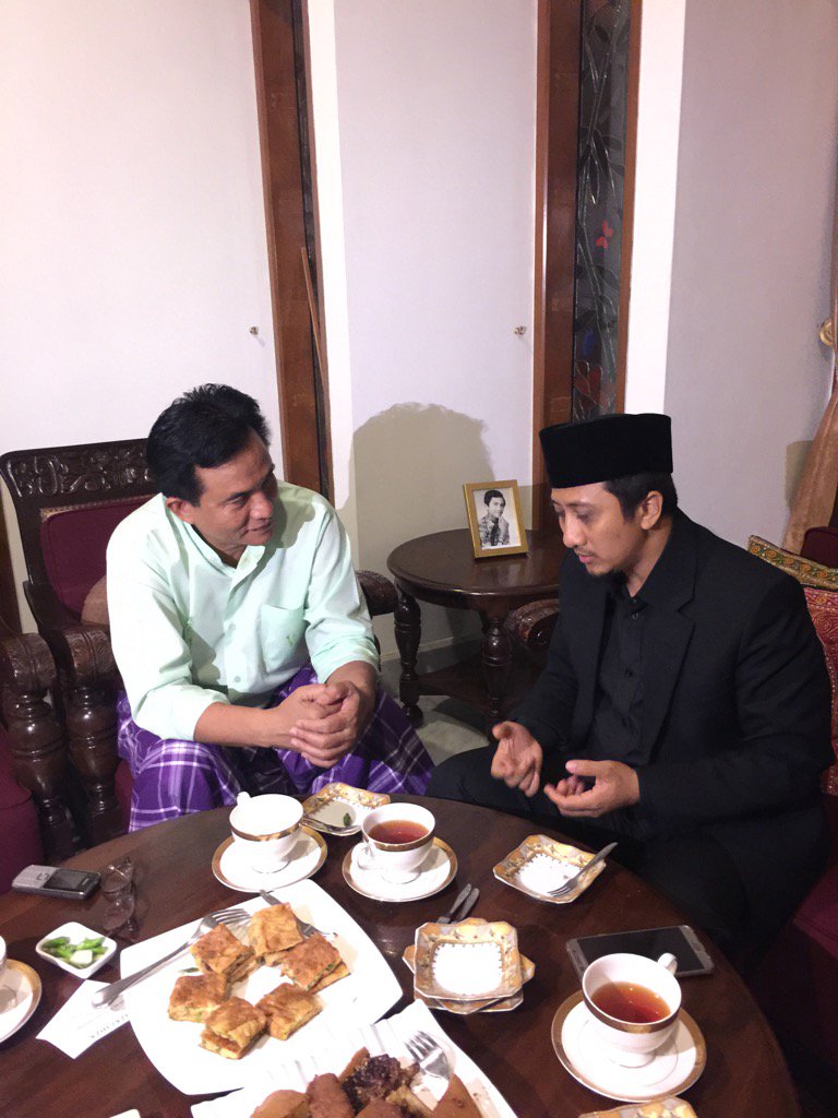 Yusril dan Yusuf Mansyur tadi malam