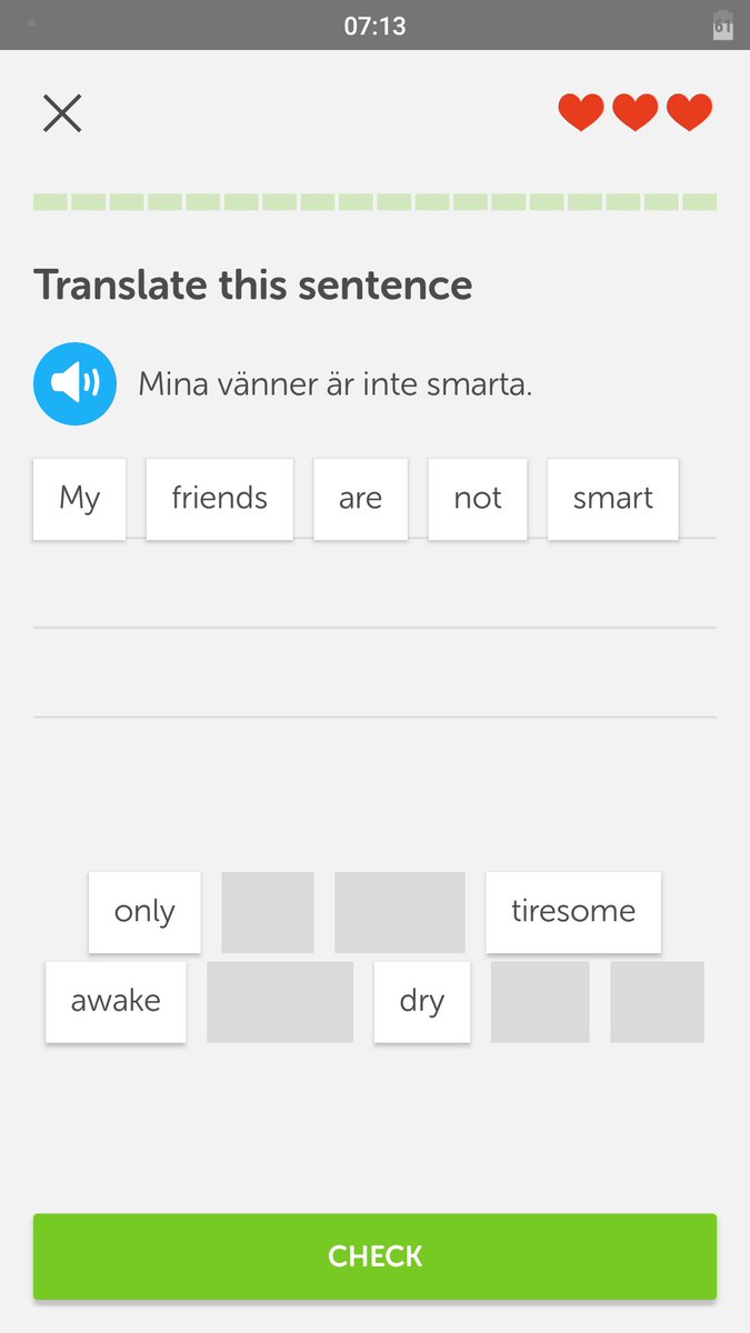 Symbiatch's tweet photo. I think Duolingo is trying to tell me something... #badapp #hushnow #appmademedoit https://t.co/0dvNtwz4gW