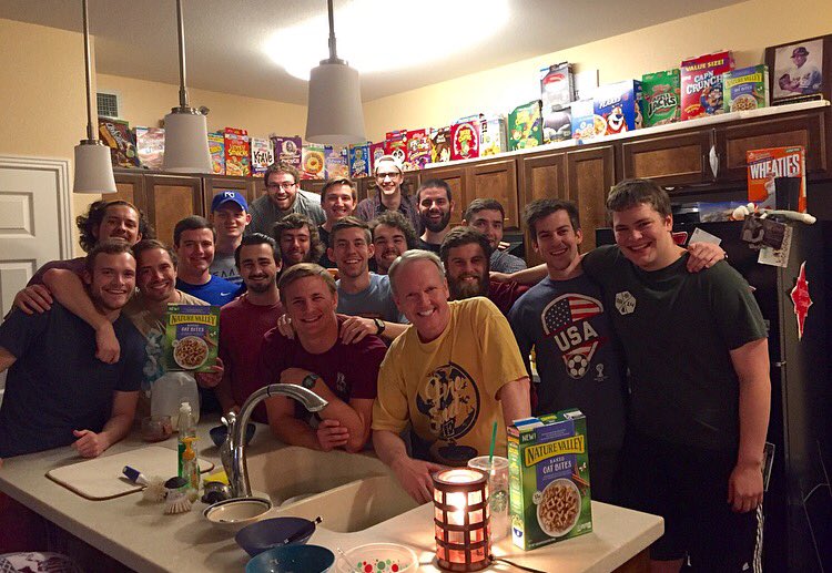 HUCerealKillers's tweet photo. Tonight we were joined by President Bruce McLarty, and it was a beautiful thing. We all love cereal and Harding! https://t.co/Oz5s9NLyZB