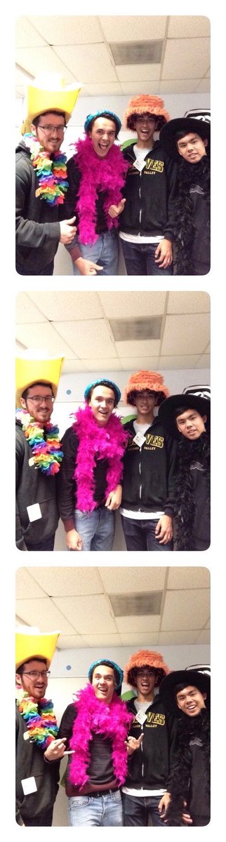 ITJobShadowDay's tweet photo. Last set of Bring-IT photo booth fun from #ITJobShadowDay 2016 orange team FILO order. Hello @GranadaPride @GHS_CCC! https://t.co/jBKD5R7JFk