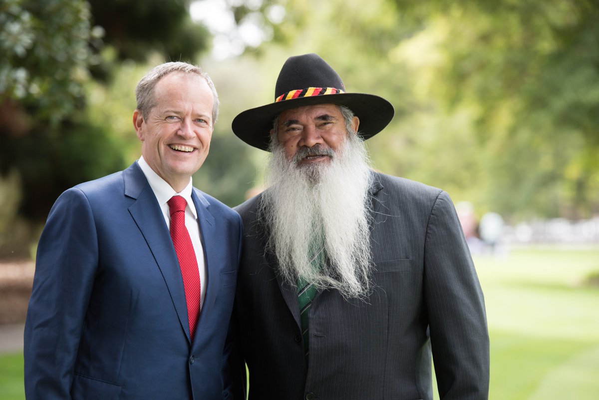 billshortenvcuc's tweet image. Looking forward to welcoming Pat Dodson, Labor’s newest Senator for WA, to Canberra next week.