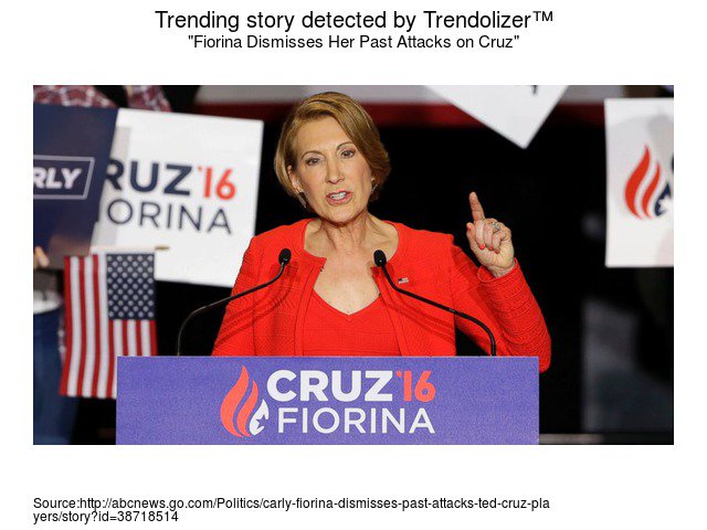Fiorina Dismisses Her Past Attacks on Cruz #vicepresidentpick carlyfiorina.trendolizer.com/2016/04/fiorin…