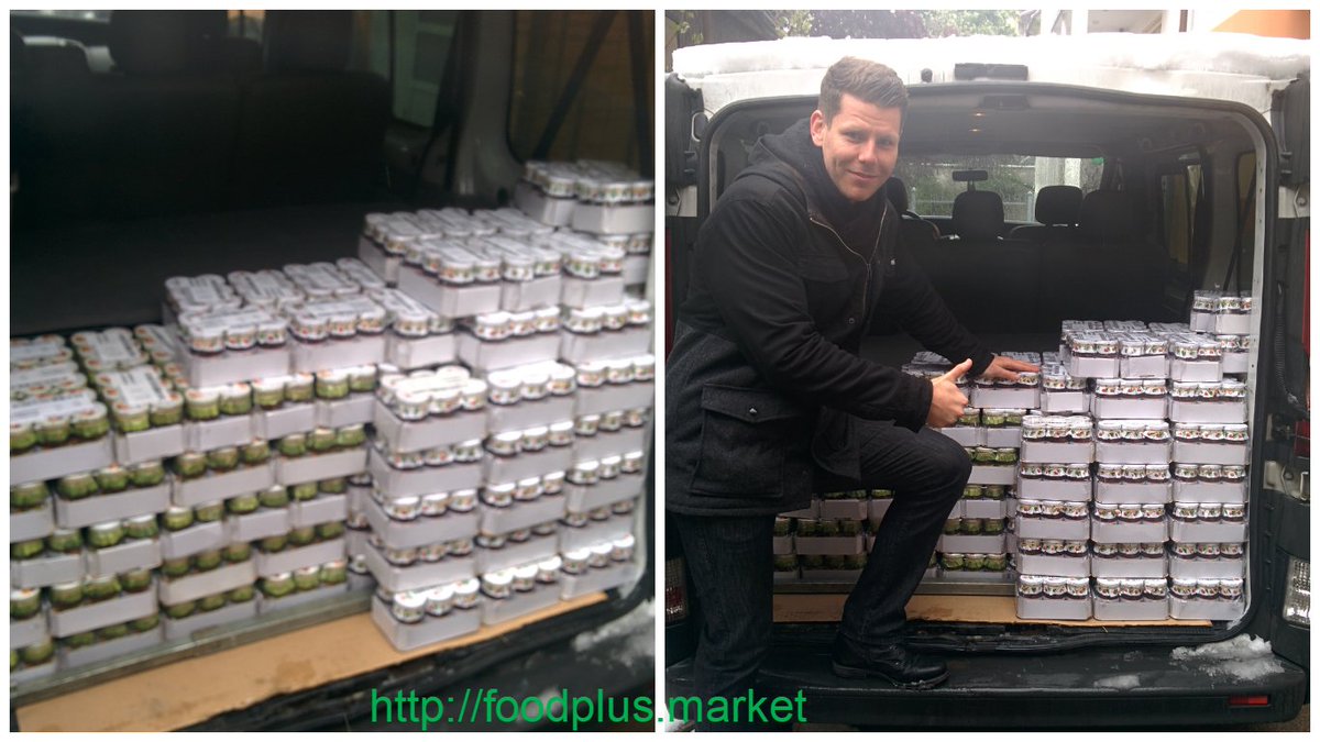 Marmelade surplus stock delivery to a local restaurant. High quality, excellent price and new happy trusted client.