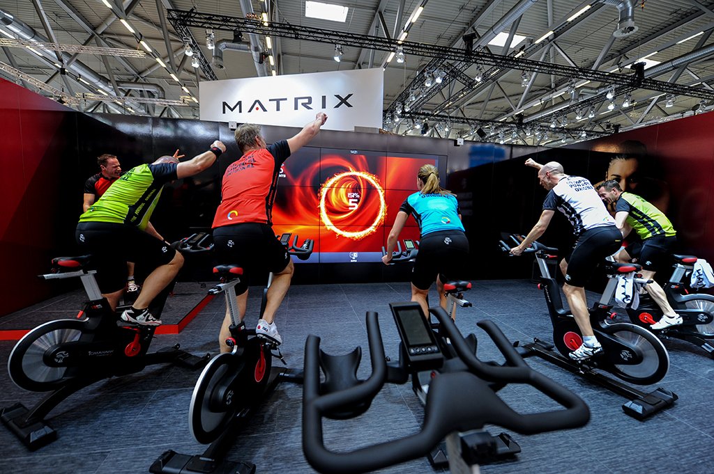#TBT to <a href="/teamicg/">Team ICG</a> at #FIBO2016 and the launch of our new #Tomahawk #IndoorCycles #TeamICG #ColorfulPowerfulConnected
