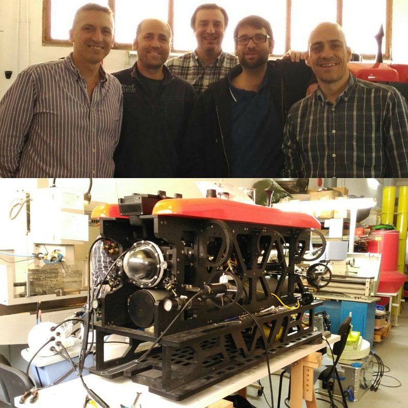 Albatros_mt's tweet photo. AMT works this week toguether with HugoRamos &amp; Manolo García from IXION on the development of an underwater vehicle https://t.co/PVHZqF9qsL