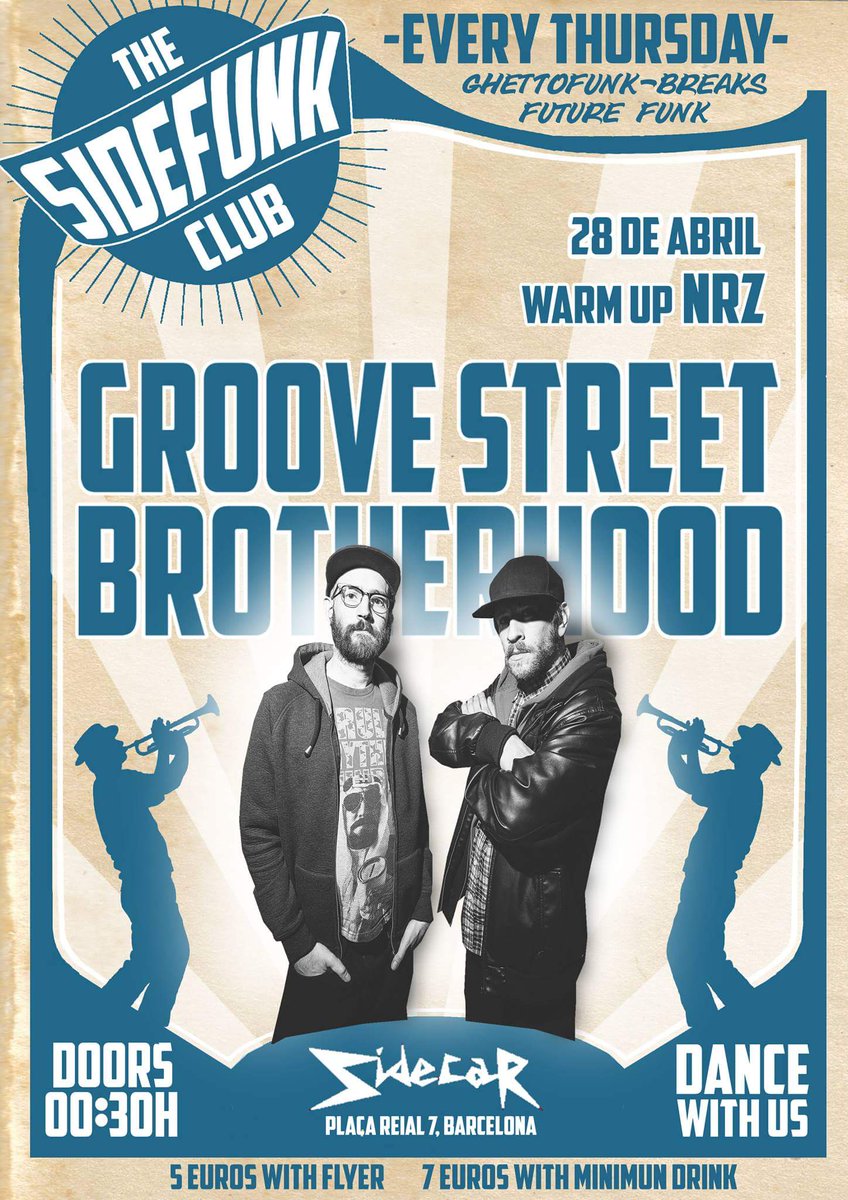 BettyWaxx's tweet photo. #jueves #SideFunk #TheSideFunkClub #FreePass untill 2.oo #WriteUrName
#GhettoFunk #FutureFunk #Breaks #Ghettopapas https://t.co/iG5W5yLxl0