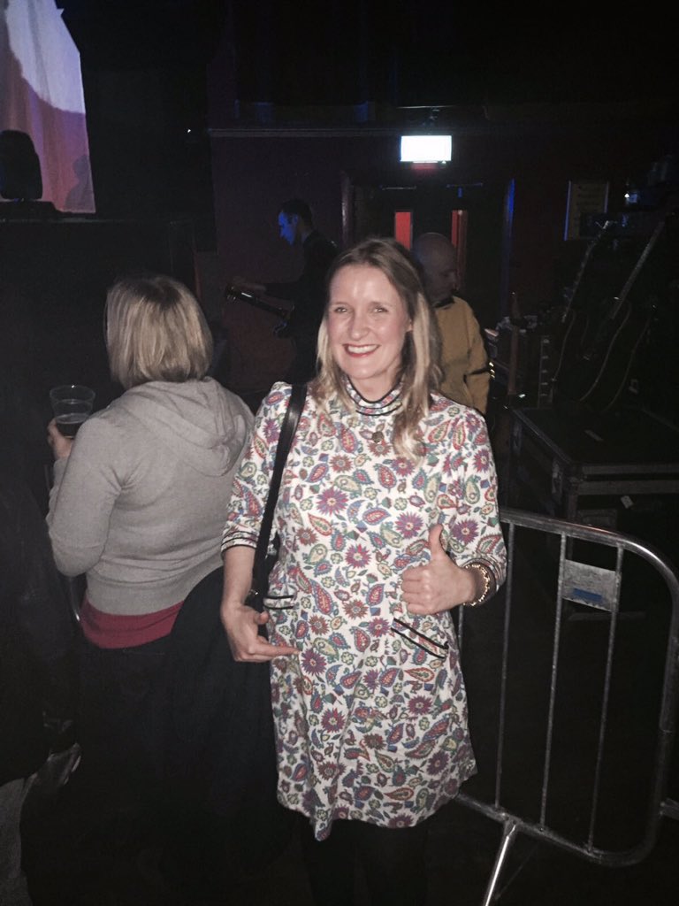'The Bump' and I had a ball last night. Very pleased that baby's first gig will have been <a href="/TheBluetones/">The Bluetones</a> <a href="/TheQuill/">Mark Morriss</a> ❤️