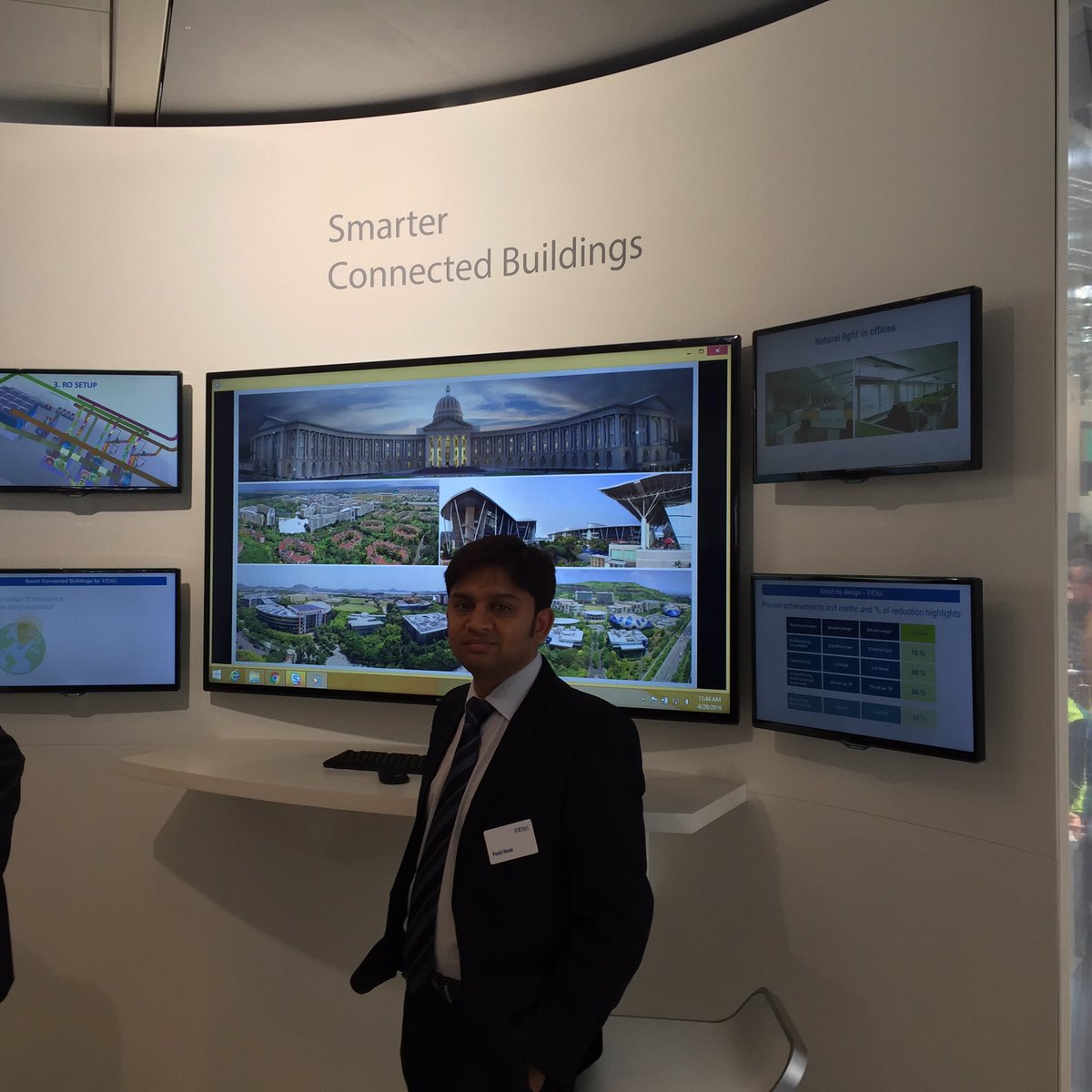 sreejbabu's tweet photo. @Infosys #hm16 #HannoverMesse #SmartBuildingManagement https://t.co/JhyBUsU7Y4