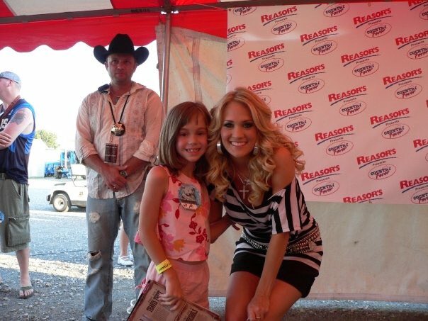 #TheStorytellerTour My daughter got to meet you in 2008 and we've been fans since you were on AI! <a href="/carrieunderwood/">Carrie Underwood</a>
