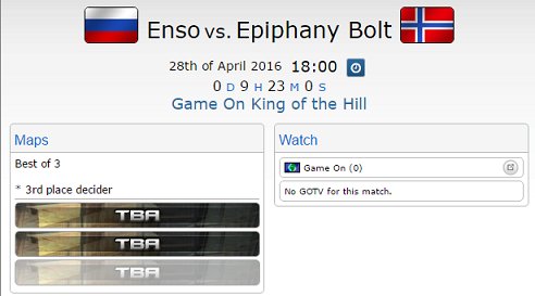 DaYcsgo's tweet photo. Lost 0-2 vs @CPHWolves yesterday.. Lets step it up in the 3rd place decider vs @teamenso 18.00 todaY! #thebolt https://t.co/Tkjl6V0ibF