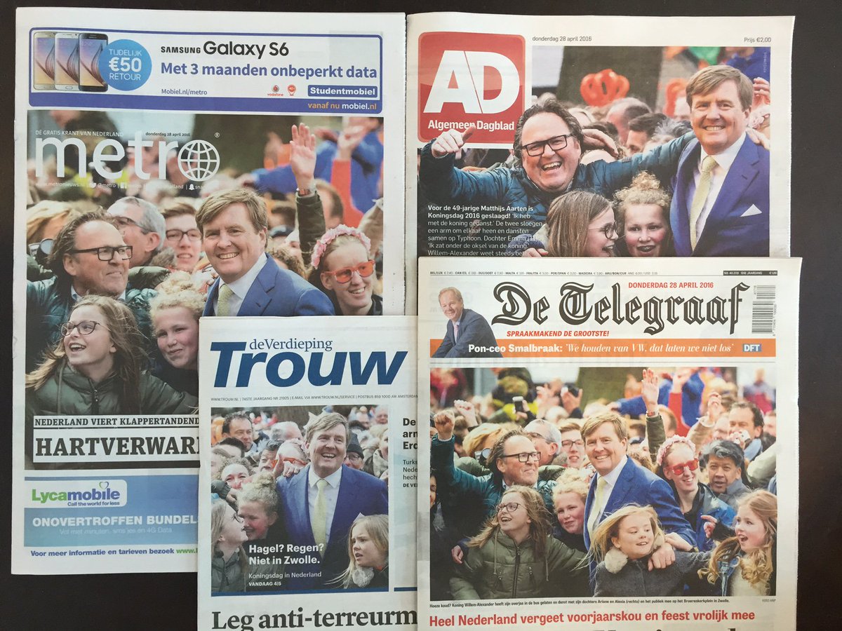 Ik wist niet dat de fusie tussen TMG en de Persgroep al rond is. De redactie en fotograaf is er klaar voor zie ik