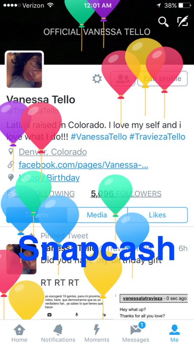 Snapcash la_travieza13 https://t.co/cO5iKKxX7N<a href="/tag/vanessatello"class="tags"><span>#vanessatello</span></a><a href="/tag/vanessalatravieza"class="tags"><span>#vanessalatravieza</span></a><a href="/tag/tellotravie"class="tags"><span>#tellotravie</span></a>