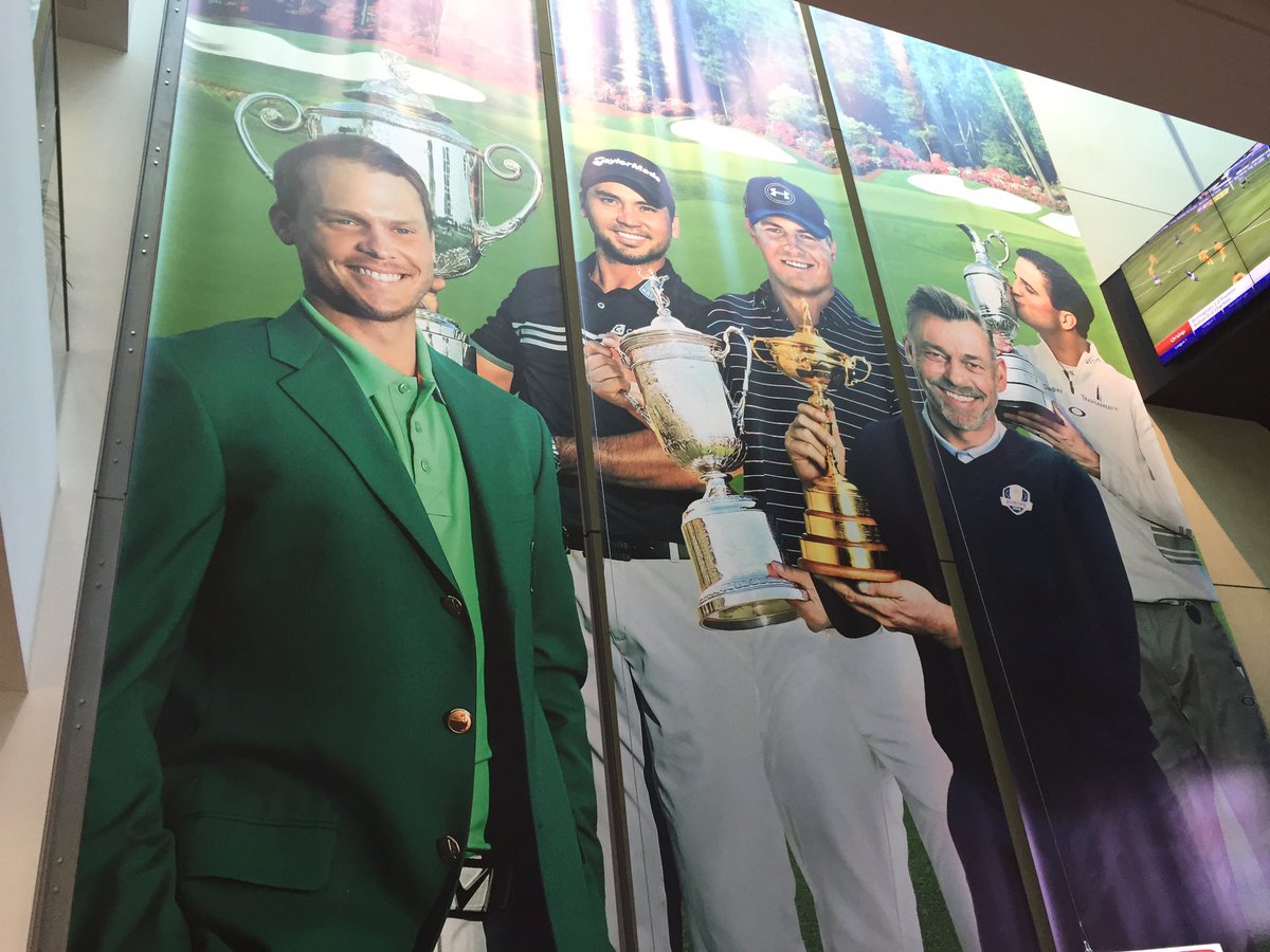 SkySportsGolf's tweet photo. Not every day do you have the #Masters Champion joining us - @Danny_Willett is with us from 8pm SS4 #YourHomeofGolf https://t.co/uPQTUhyw94