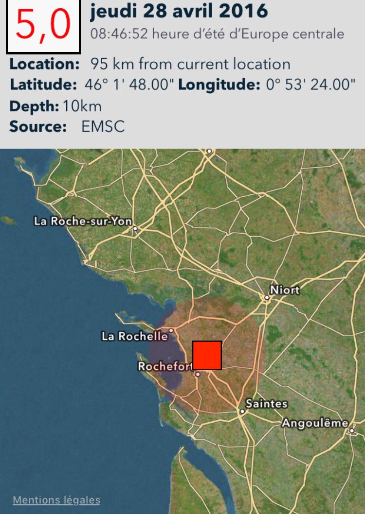 Tremblement De Terre En Charente Maritime Cette Nuit