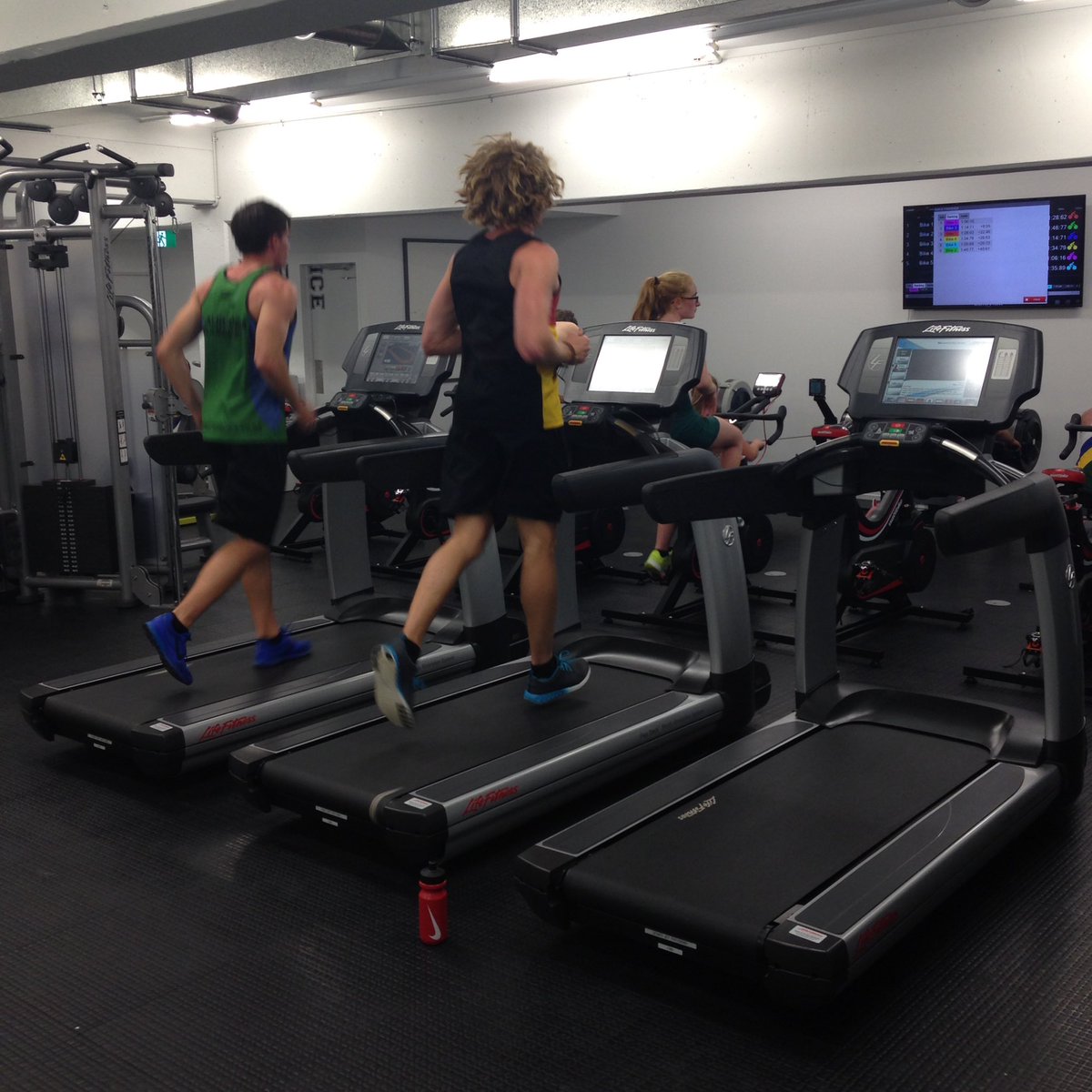 Our athlete ambassadors showcasing the facility at the grand opening #adamshpcopening