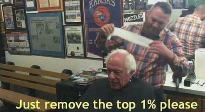 SwedishCanary's tweet photo. Bernie gets a haircut... https://t.co/AP6PCo4yTo