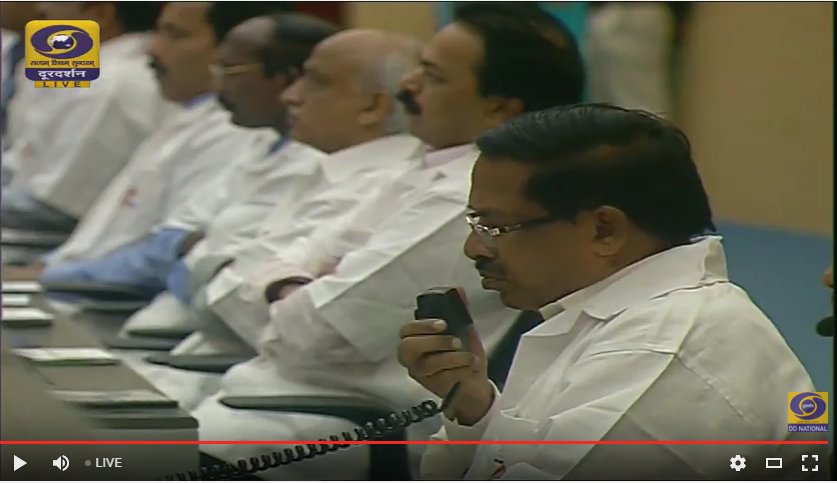 BJP4Bengal's tweet photo. Scientists at @isro monitoring the flight of #PSLVC33 launched a while ago from FLP, Shriharikota https://t.co/Itg0LX1g9p