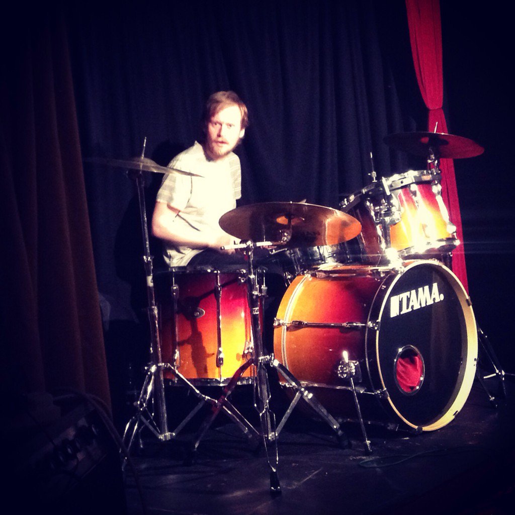 Paula is teaching Eo drums. Apparently it is "tricky".