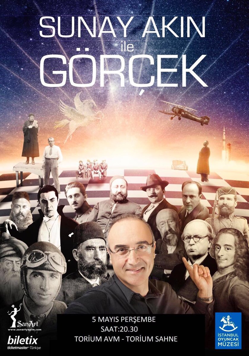 SunayAkin's tweet photo. İstanbul'a duyuru..
5 Mayıs, Perşembe, Saat 20:30
Torium Sahne / Haramidere https://t.co/lzPBZwEZhj