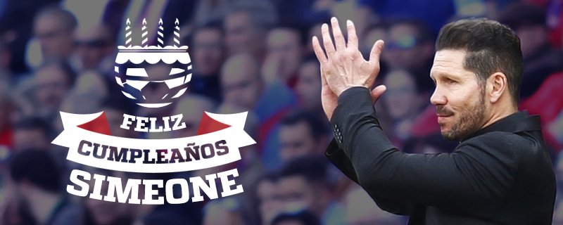 Atleti's tweet photo. ¡Buenos días! Tras la victoria de ayer, hoy toca volver a felicitar a nuestro técnico. ¡Feliz cumpleaños @Simeone! https://t.co/CbKrs1Pfaf