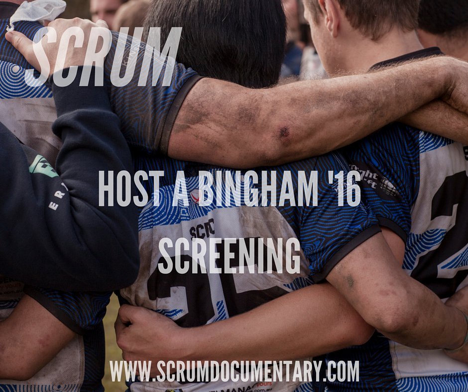 SCRUM_doc's tweet photo. @BinghamCup2018 HOST A PRE #BINGHAMCUP SCREENING OF @SCRUM_doc. Learn more: support@scrumdocumentary.com https://t.co/YCyB32pquP