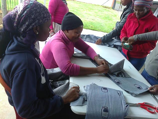 cuhede's tweet image. participants are taught sewing, crocheting, knitting and beading. #handsupforhumanity