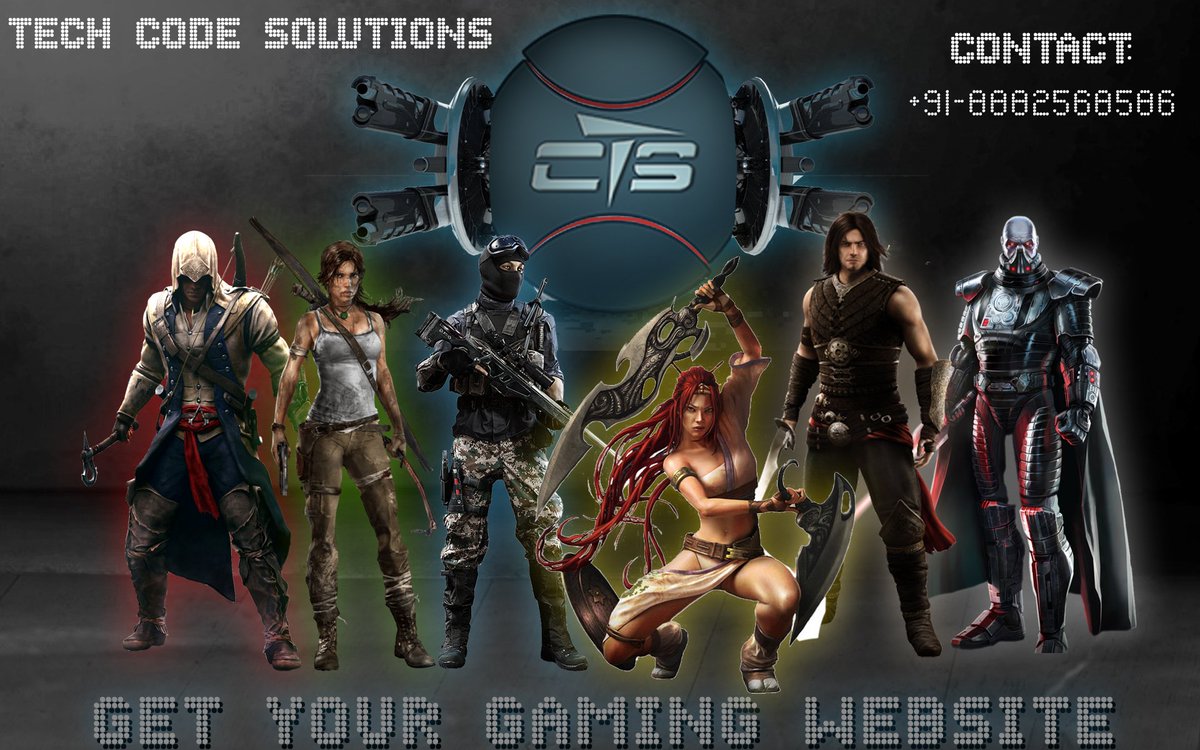 Tech_Code's tweet image. Get Your Gaming Website...Contact Us at +91-8882568586!!!!