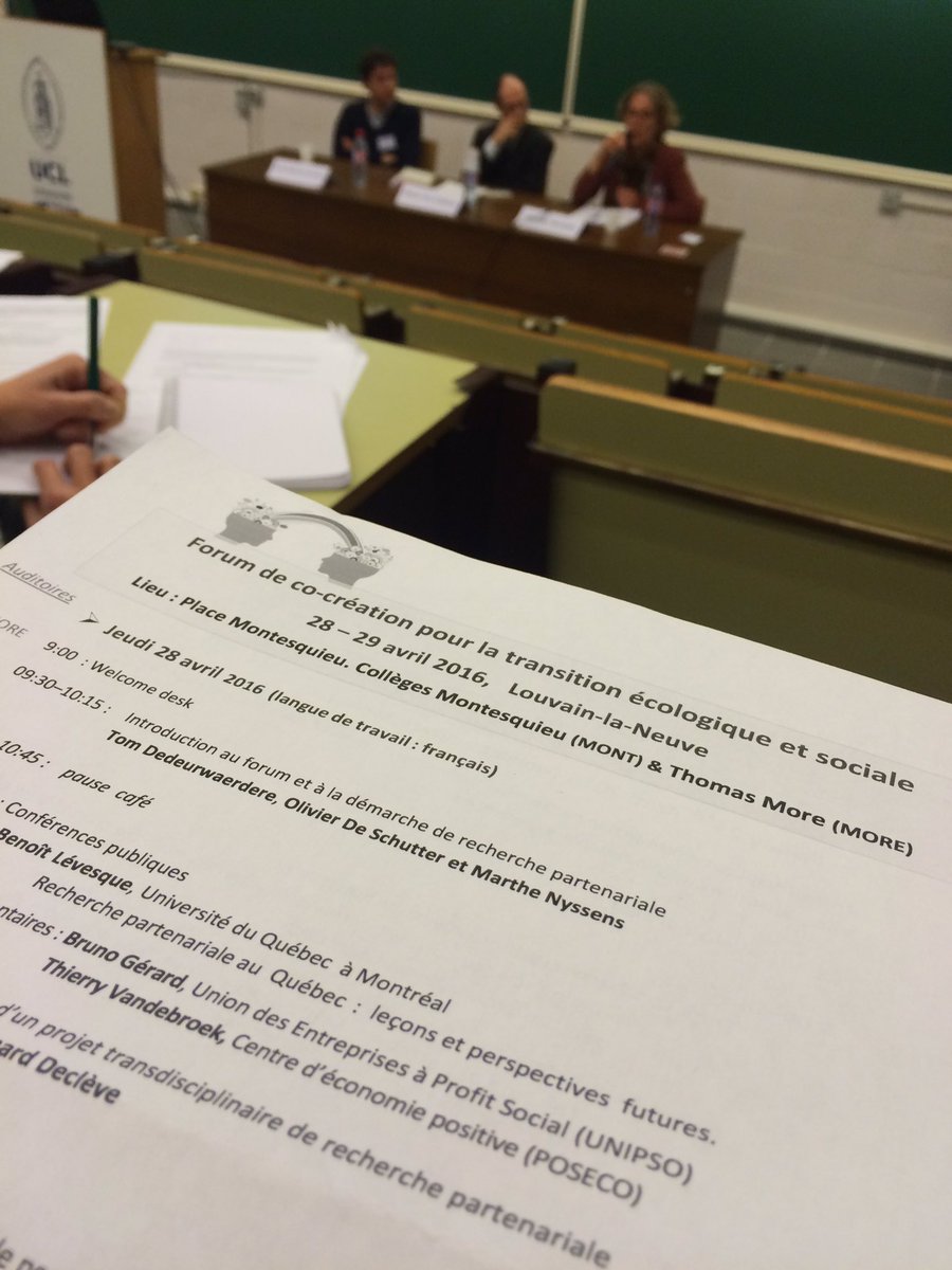 Rejoignez nous au 1er Forum de #cocreation pr la #transition #écologique &amp; #sociale: lptransition.uclouvain.be/news-events/20…