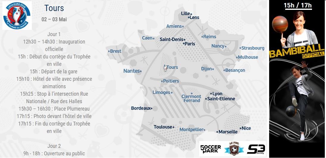 Bambiball_Sandy's tweet photo. Bambiball come back ! 02/05-15h/17h : Trophy Tour @EURO2016 #TeamSPLF
@SoccerParkFR @lefivefc @urbanball @S3society https://t.co/nCBy240aep