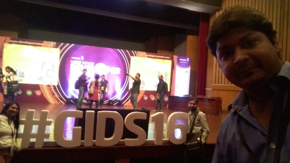 VishnuSTiwary's tweet photo. #GIDS16 https://t.co/tjYkzrUaW8