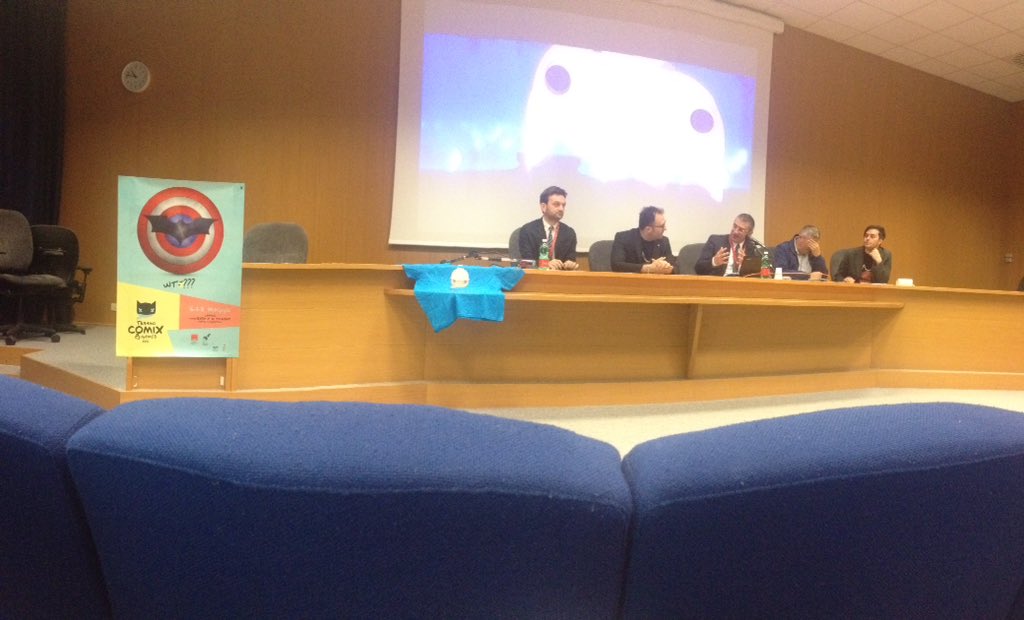 AntFani's tweet photo. @UniTeramo: Presentazione del #TeramoComix.
#UniTeramo #OrientaUnite https://t.co/d7prh0yloh