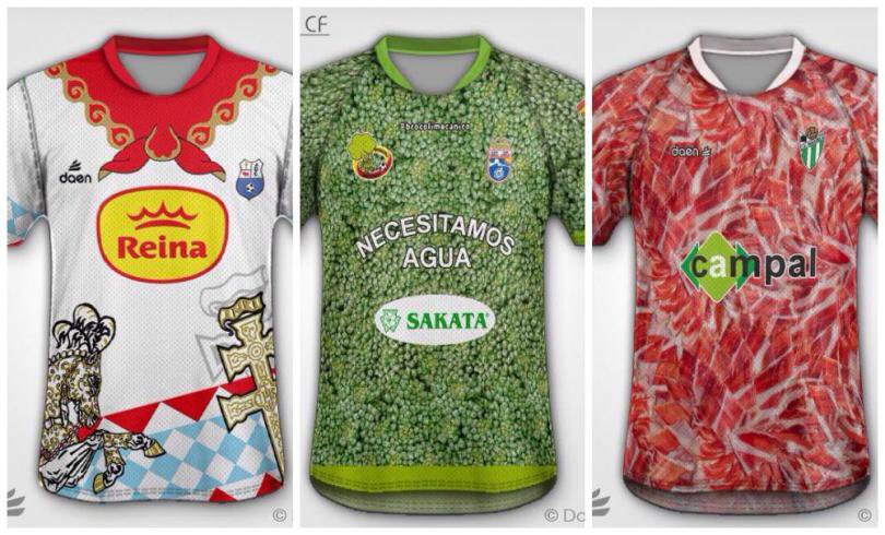 eldiezfootball's tweet photo. Casos como @DaenSport con las camisetas del Jamon o los guisantes #DeporteyModaESIC https://t.co/6eKsU57lMU