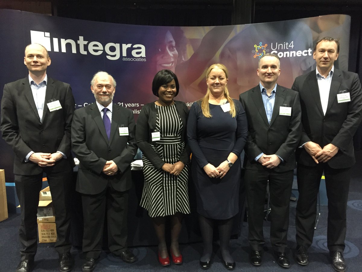 IntegraAssoc's tweet photo. The Integra team would like to congratulate Unit4 on their well organised conference &amp; dinner #U4CC2016 this week https://t.co/eZPpxyAblm
