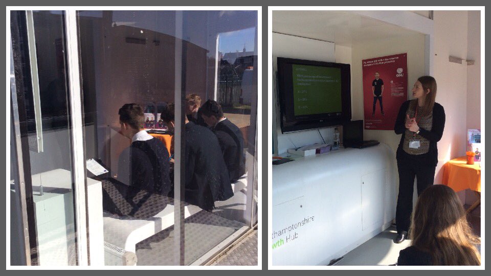 First Year 11s in the Pop up Job Shop @_NorthantsEP <a href="/LoveBFNorthants/">Love Bright Futures</a> #Jobs #Apprenticeships