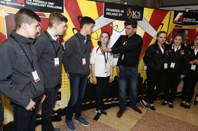Post-race interview! #F1inSchools #TechWeekIrl