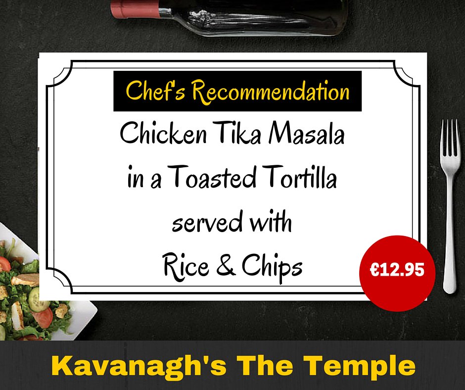 Here's our Chef's Recommendation, hope you enjoy!