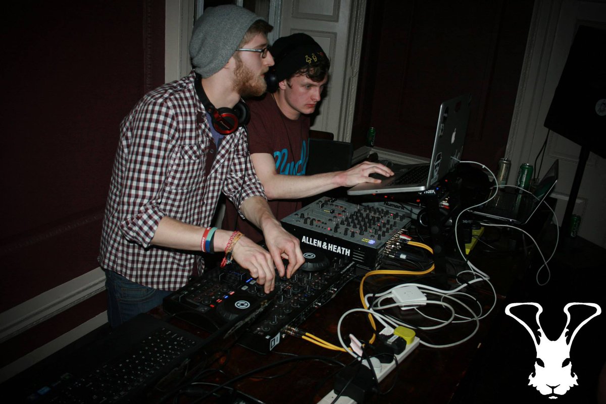 Roughion's tweet photo. #ThrowbackThursday First ever DJ Set with us both as #Roughion up in York for @AnimauxUK 2 years ago. #LookAtUsNow https://t.co/1pYRqYbZis